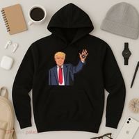 Zach Rector Wearing Trump Xrp Hoodie thumb 3
