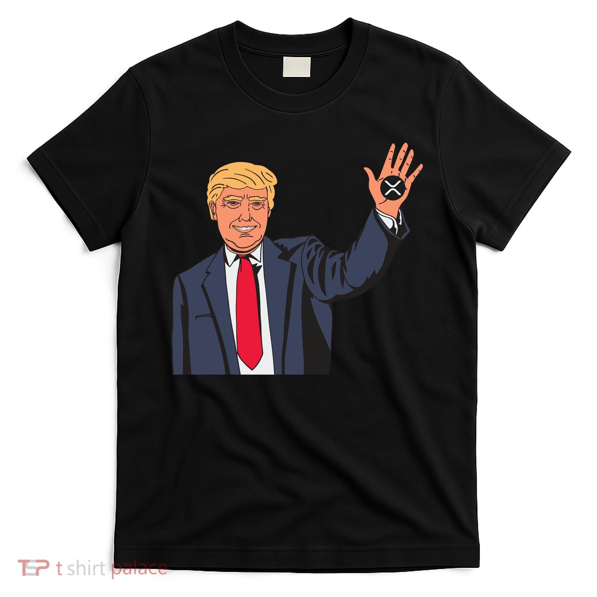 Zach Rector Wearing Trump Xrp T-Shirt