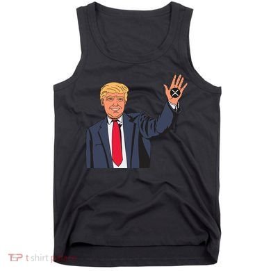 Zach Rector Wearing Trump Xrp Tank Top