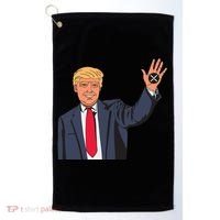 Zach Rector Wearing Trump Xrp Golf Towel thumb 0