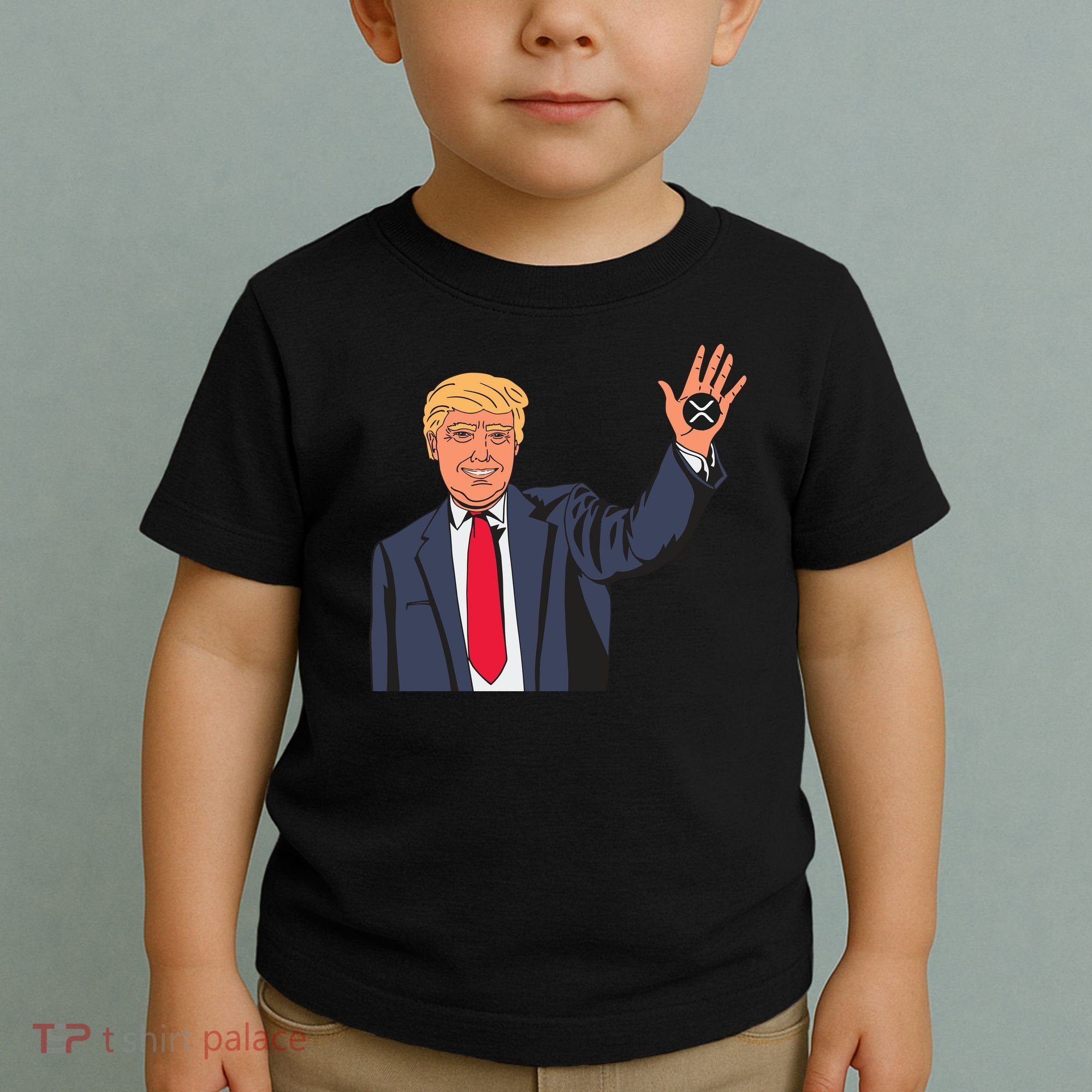 Zach Rector Wearing Trump Xrp Toddler T-Shirt