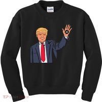Zach Rector Wearing Trump Xrp Kids Sweatshirt thumb 0