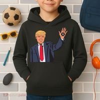 Zach Rector Wearing Trump Xrp Kids Hoodie thumb 2