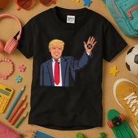 Zach Rector Wearing Trump Xrp Kids T-Shirt thumb 3