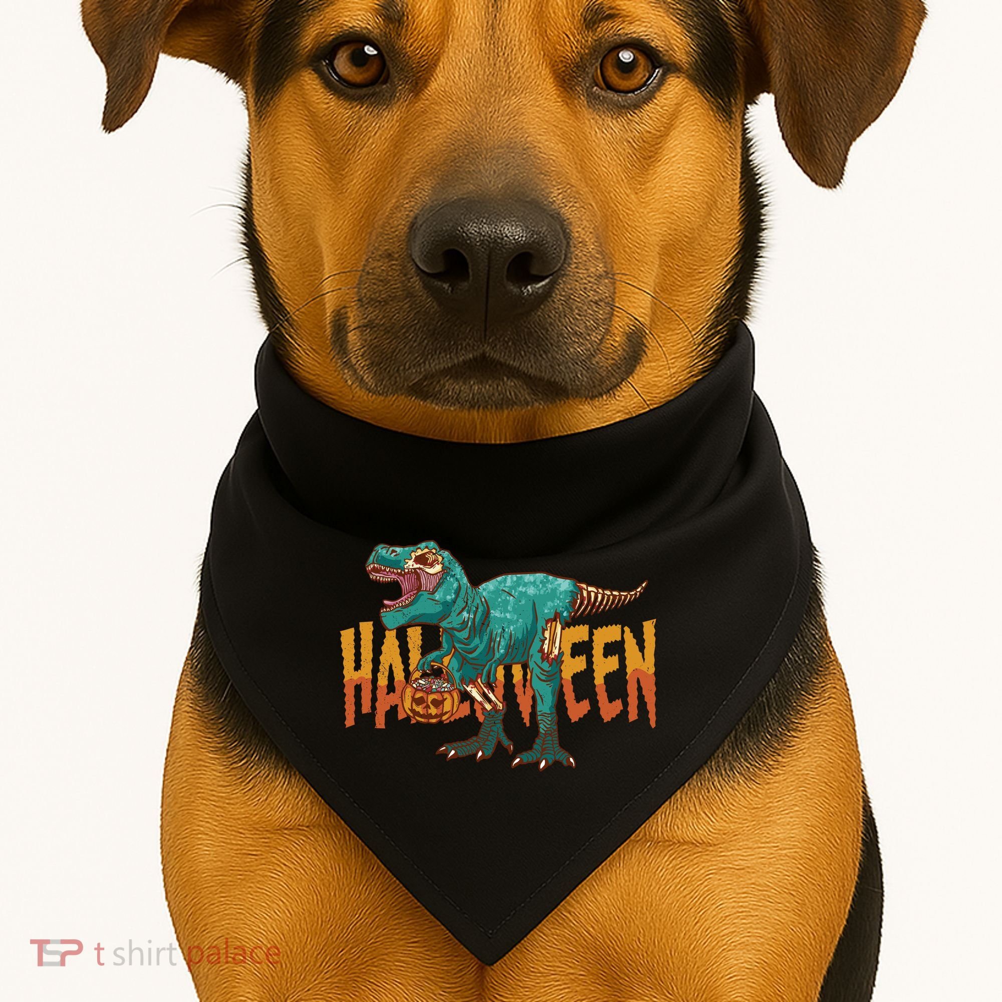 Zombie Rex USA-Made Doggie Bandana