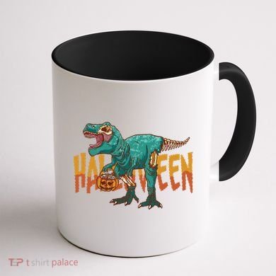 Zombie Rex Coffee Mug back