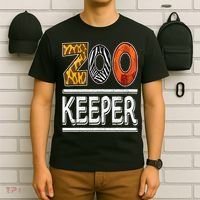 Zookeeper Safari Costume Adult Kids Animal Print Zoo Keeper T-Shirt thumb 6