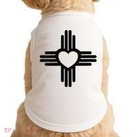Zia Symbol Heart I Love New Mexico Doggie Tank thumb 0