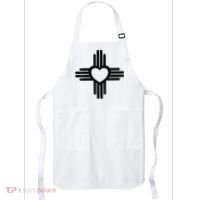 Zia Symbol Heart I Love New Mexico Apron thumb 0