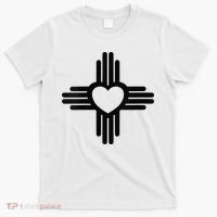 Zia Symbol Heart I Love New Mexico T-Shirt thumb 0