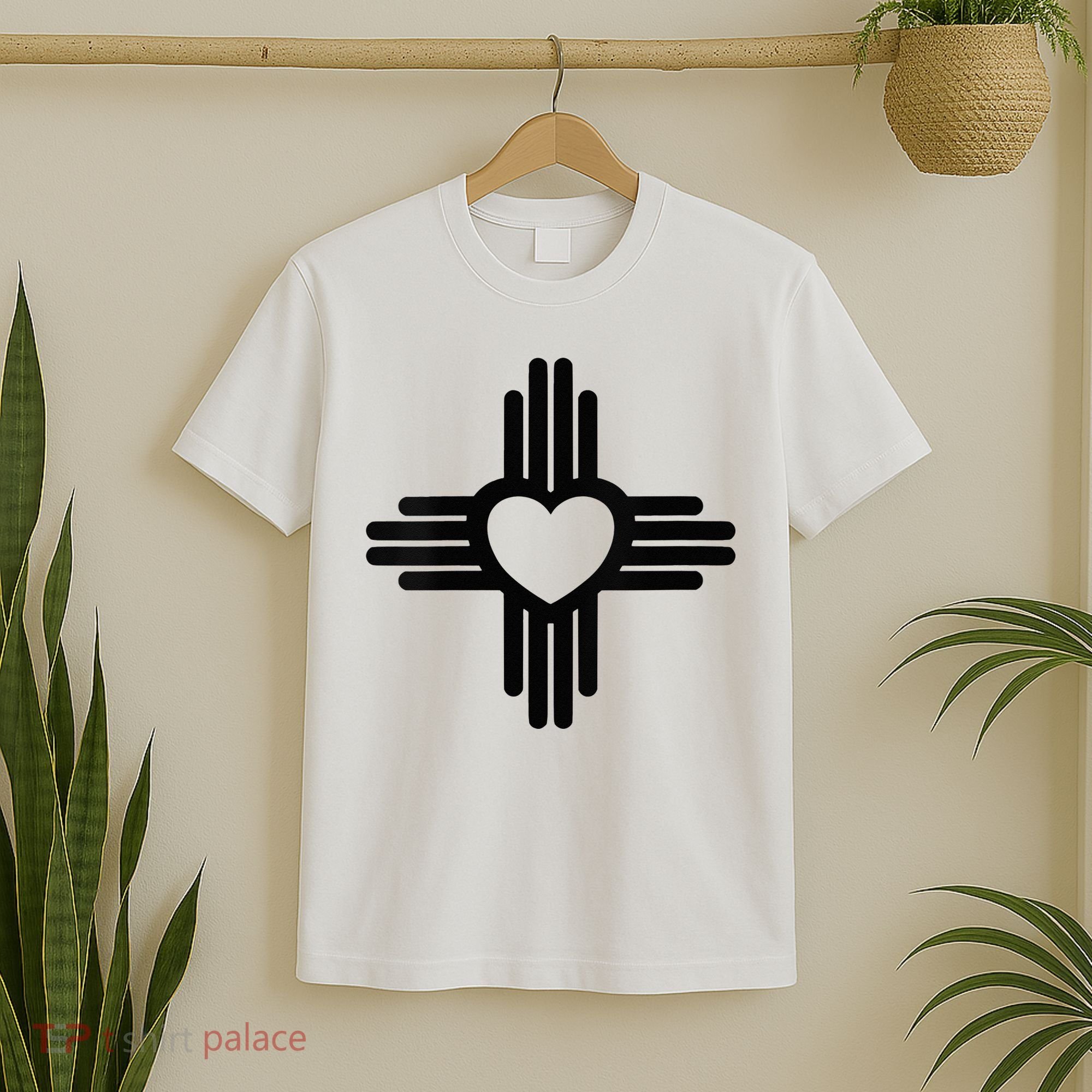 Zia Symbol Heart I Love New Mexico T-Shirt