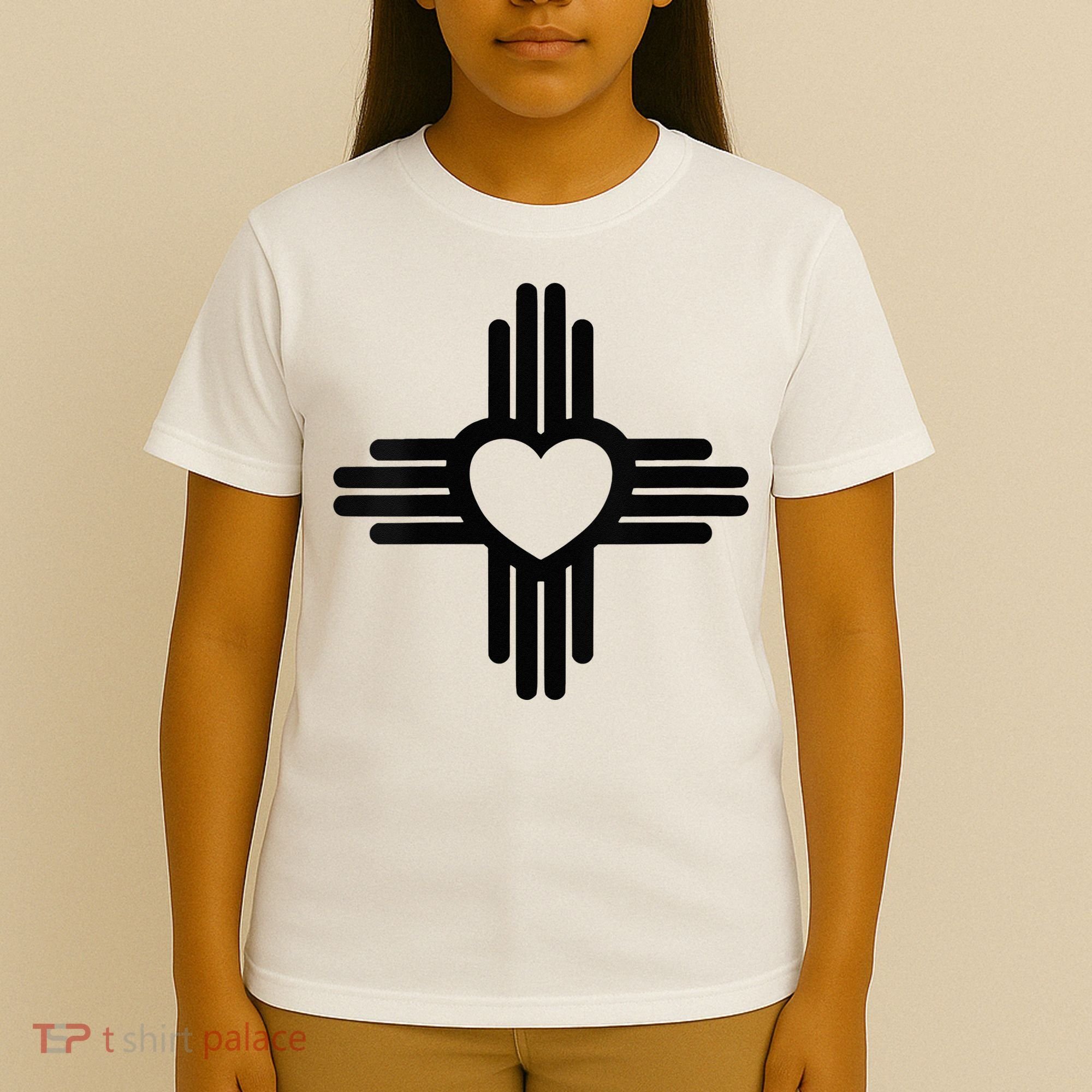 Zia Symbol Heart I Love New Mexico T-Shirt