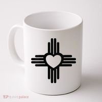 Zia Symbol Heart I Love New Mexico Coffee Mug thumb 0