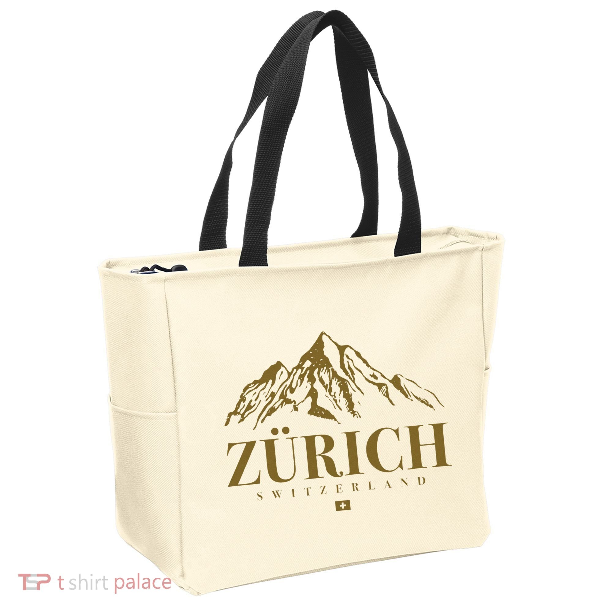 Zurich Switzerland Mountain Swiss Alps Tote Bag