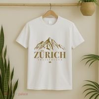 Zurich Switzerland Mountain Swiss Alps T-Shirt thumb 2