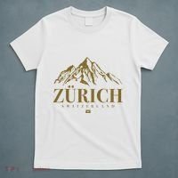 Zurich Switzerland Mountain Swiss Alps T-Shirt thumb 5