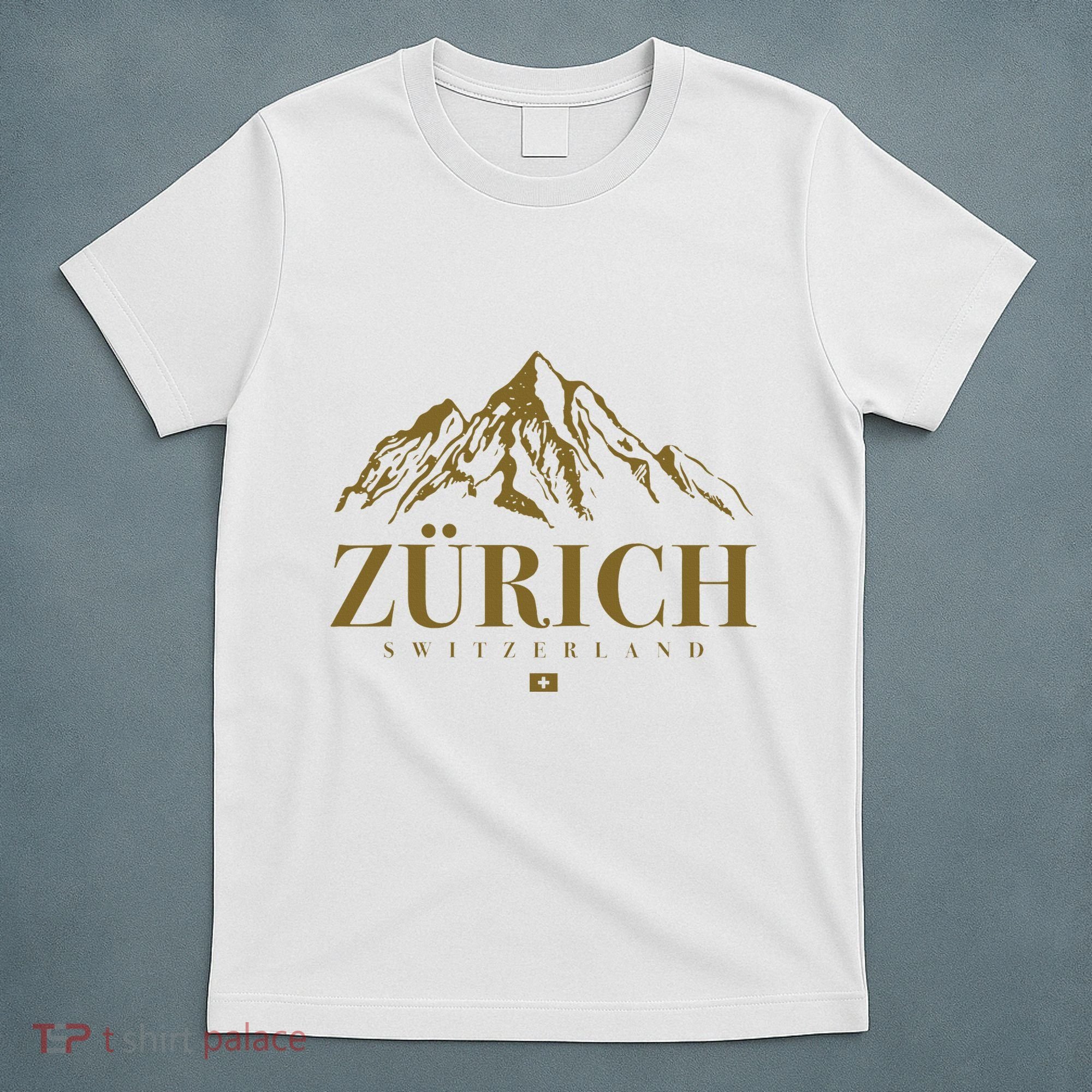 Zurich Switzerland Mountain Swiss Alps T-Shirt