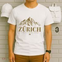 Zurich Switzerland Mountain Swiss Alps T-Shirt thumb 6