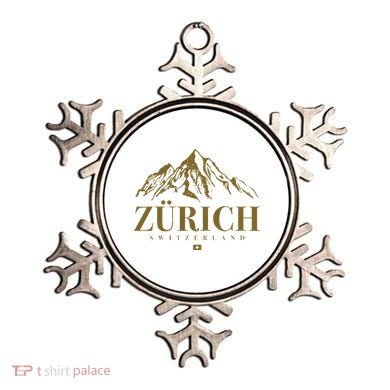 Zurich Switzerland Mountain Swiss Alps Ornament
