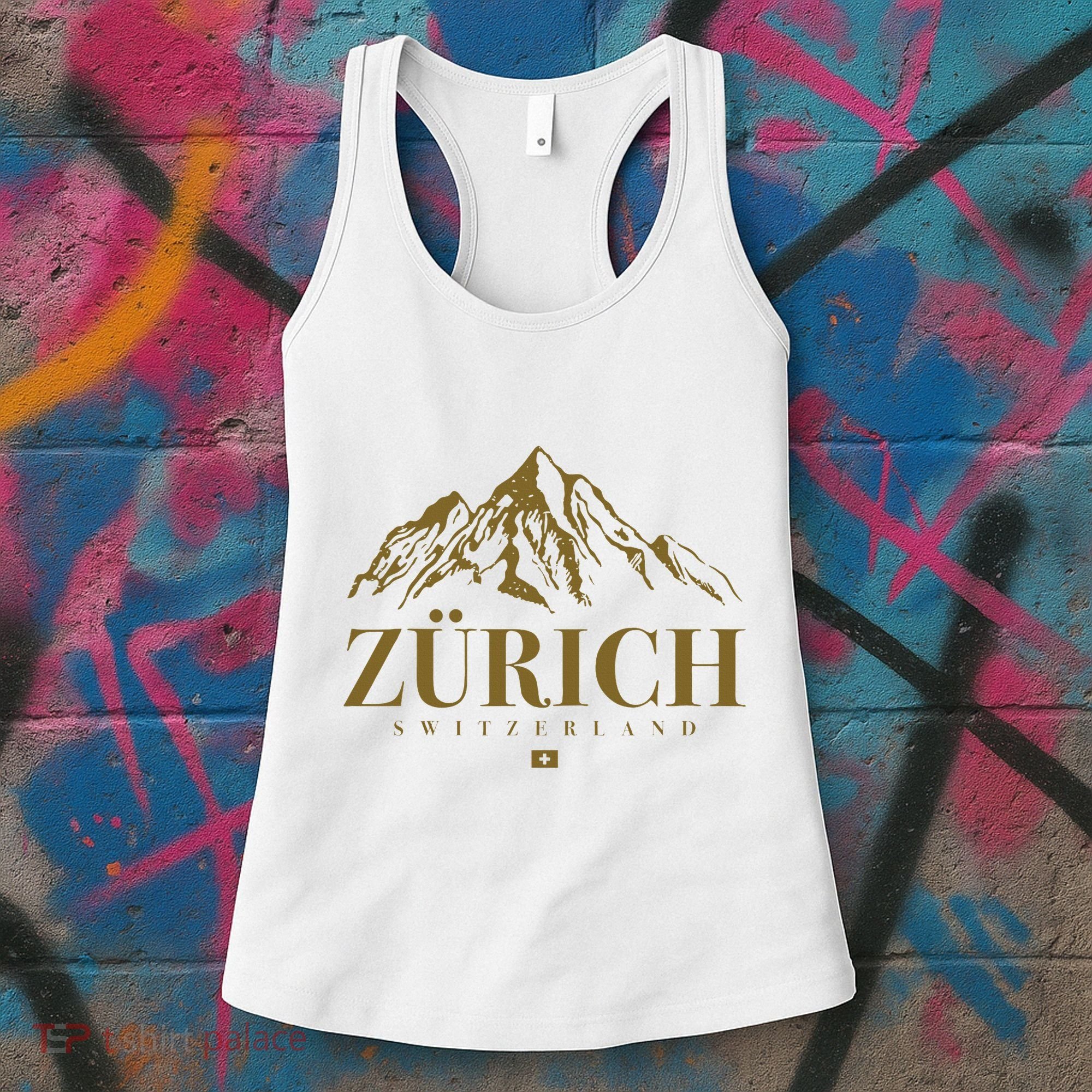 Zurich Switzerland Mountain Swiss Alps Women's Tank Top