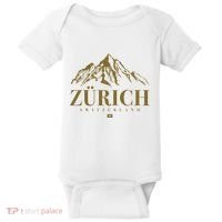 Zurich Switzerland Mountain Swiss Alps Baby Bodysuit thumb 0