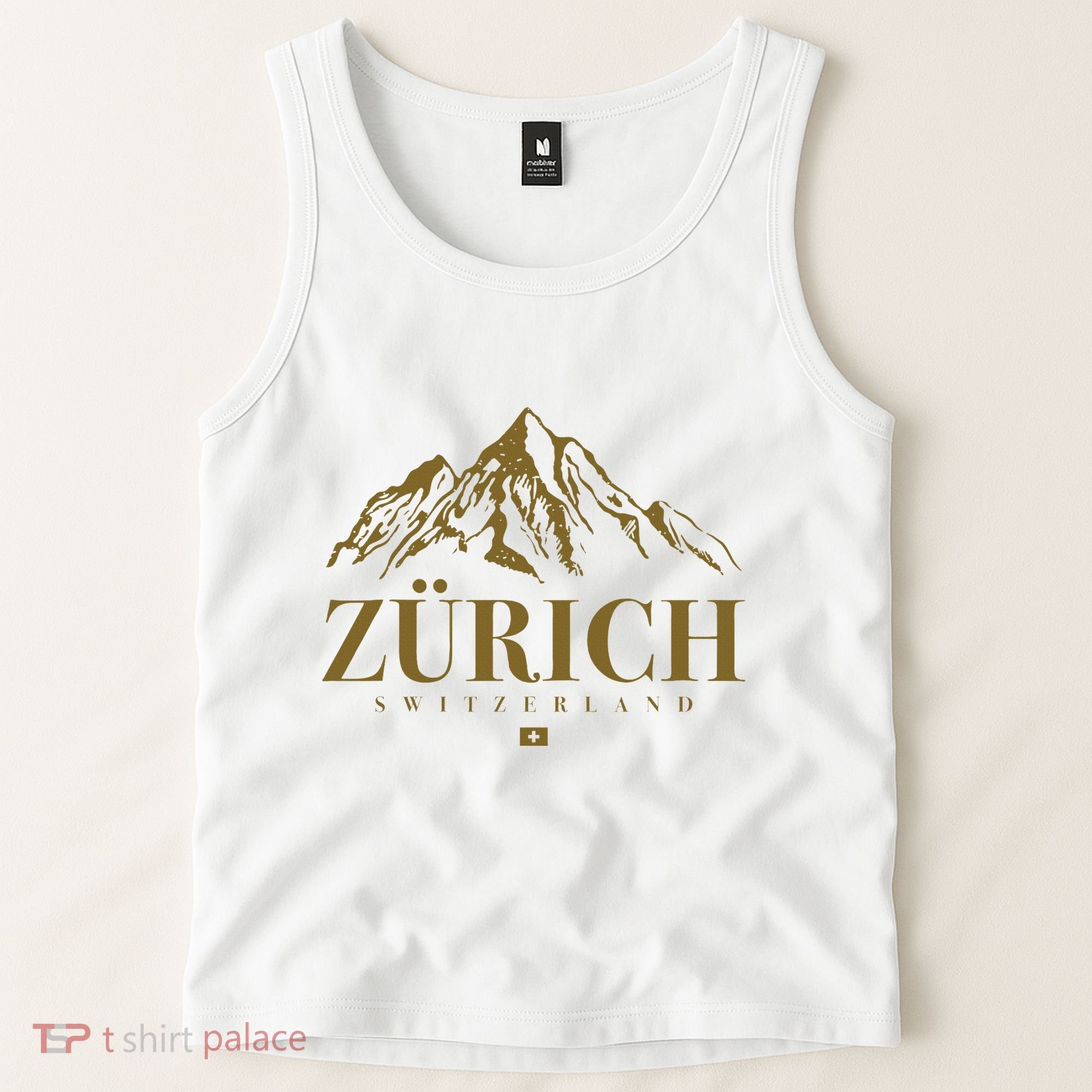 Zurich Switzerland Mountain Swiss Alps Tank Top