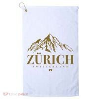 Zurich Switzerland Mountain Swiss Alps Golf Towel thumb 0