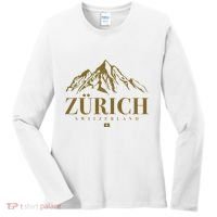 Zurich Switzerland Mountain Swiss Alps Women's Long Sleeve Shirt thumb 0