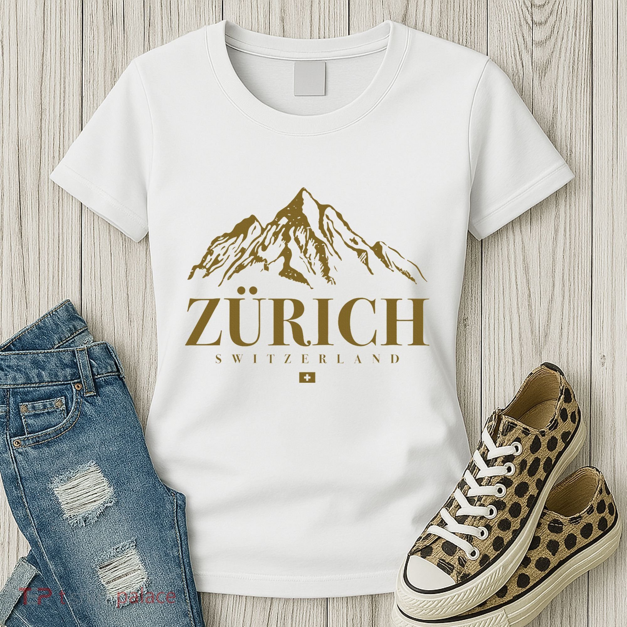 Zurich Switzerland Mountain Swiss Alps Women's T-Shirt