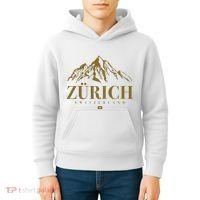 Zurich Switzerland Mountain Swiss Alps Kids Hoodie thumb 4
