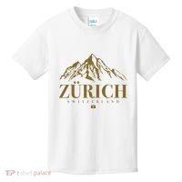 Zurich Switzerland Mountain Swiss Alps Kids T-Shirt thumb 0