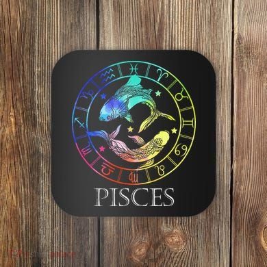 Zodiac Sign Pisces Coaster