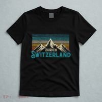 Zurich Switzerland Swiss Vintage Mountains Souvenir Gift T-Shirt thumb 5