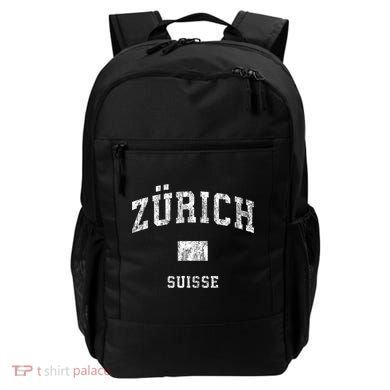 Zurich Switzerland Suisse Backpack