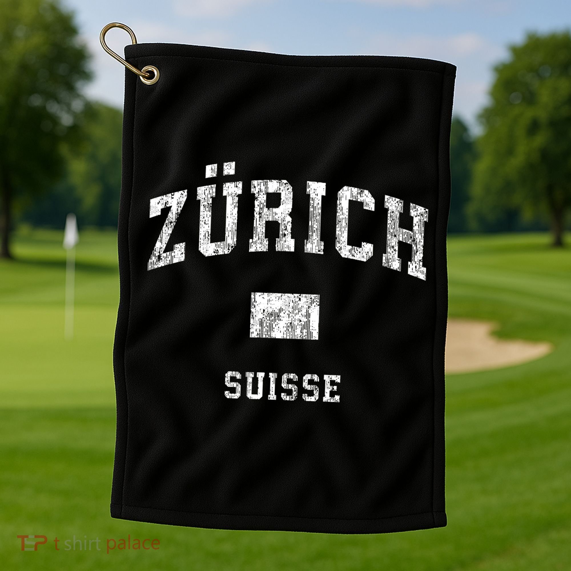 Zurich Switzerland Suisse Golf Towel