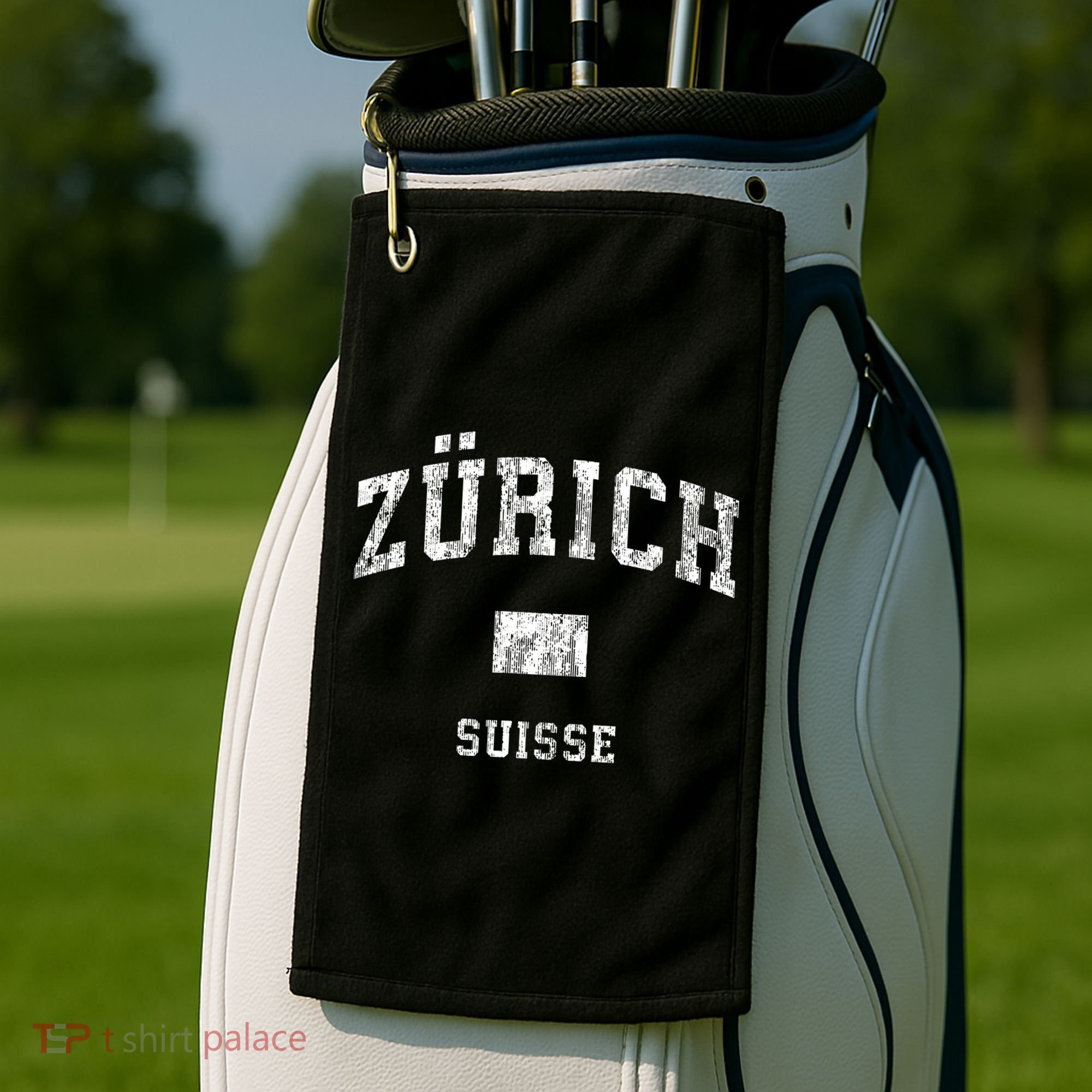 Zurich Switzerland Suisse Golf Towel