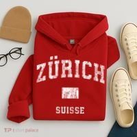 Zurich Switzerland Suisse Hoodie thumb 4