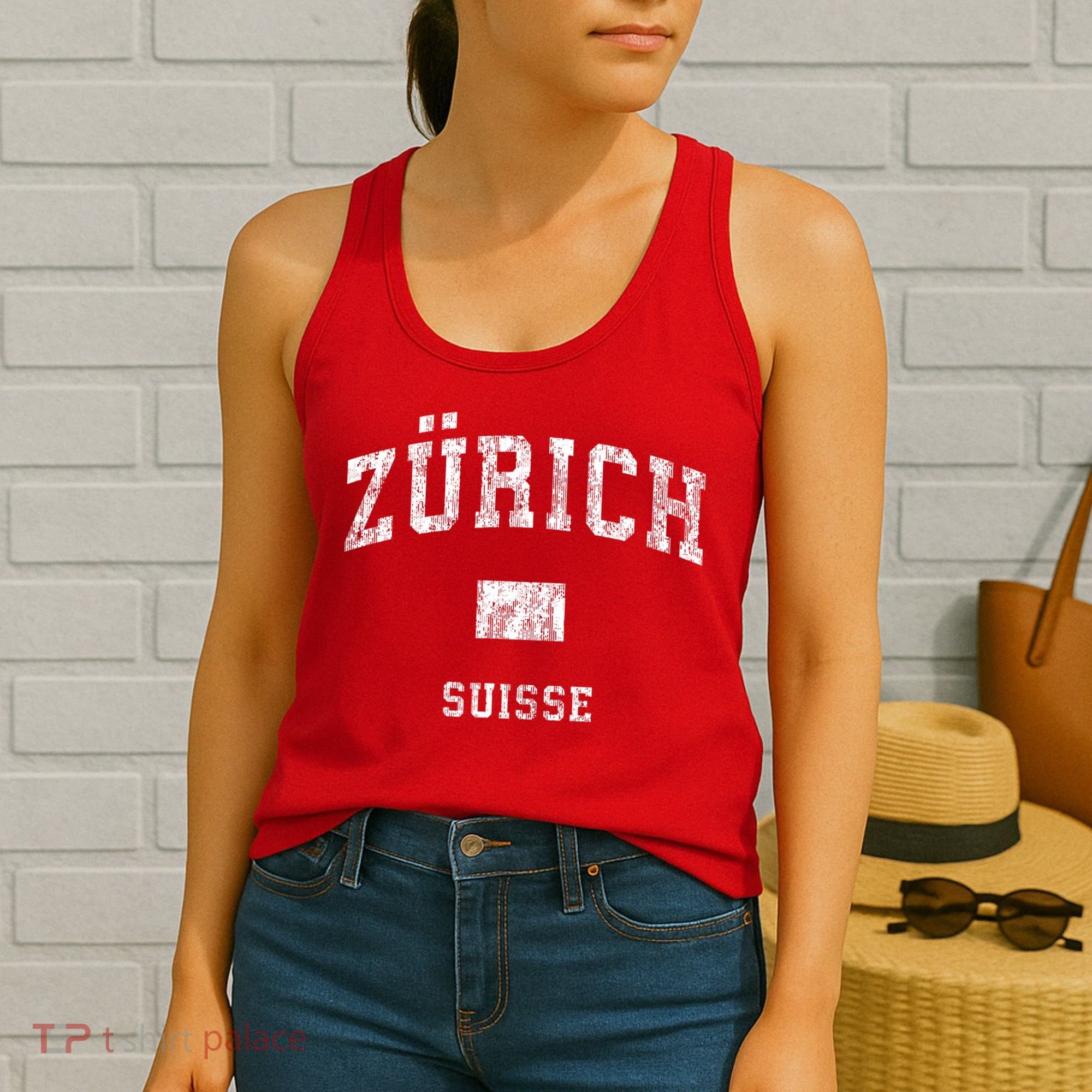 Zurich Switzerland Suisse Women's Tank Top