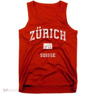 Zurich Switzerland Suisse Tank Top