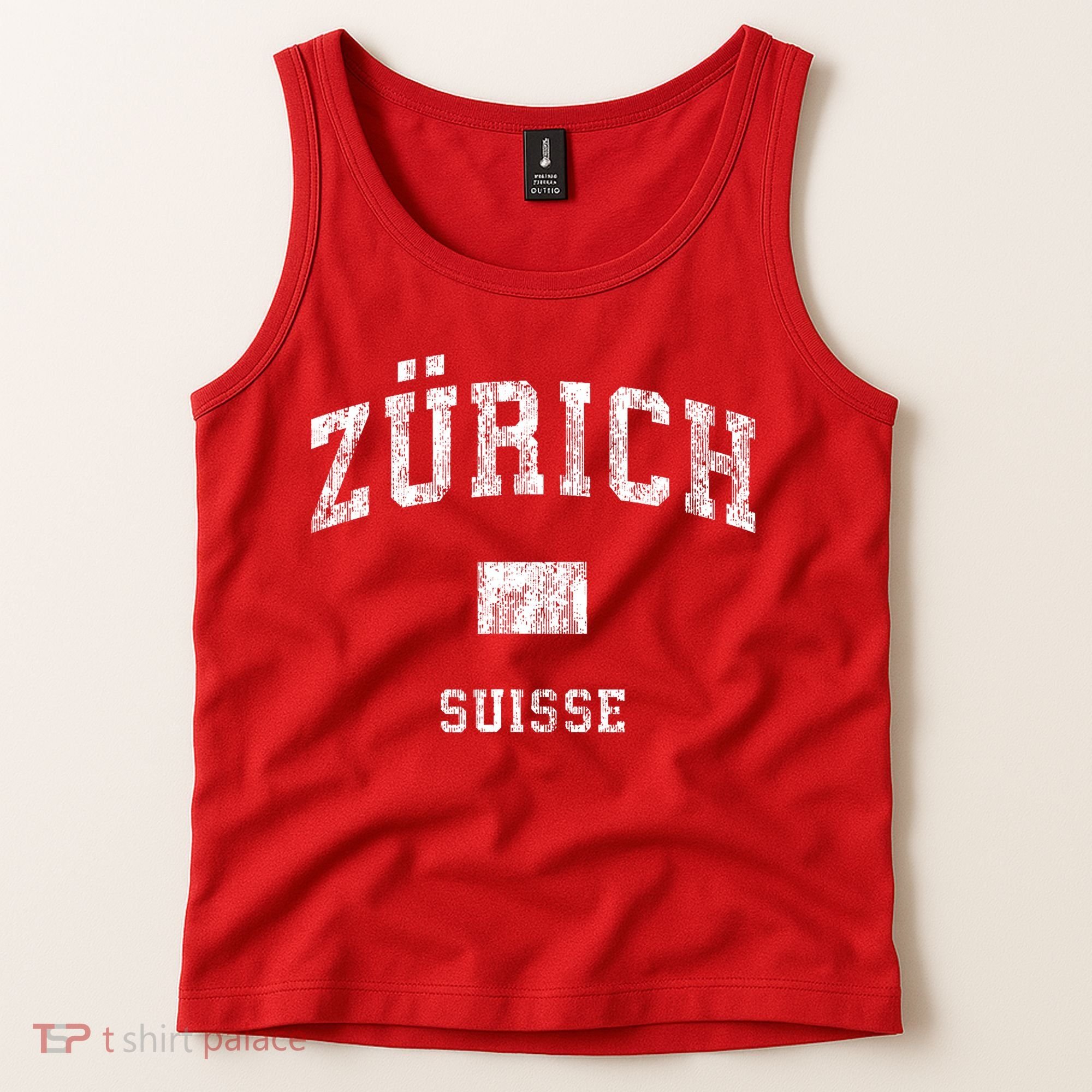 Zurich Switzerland Suisse Tank Top