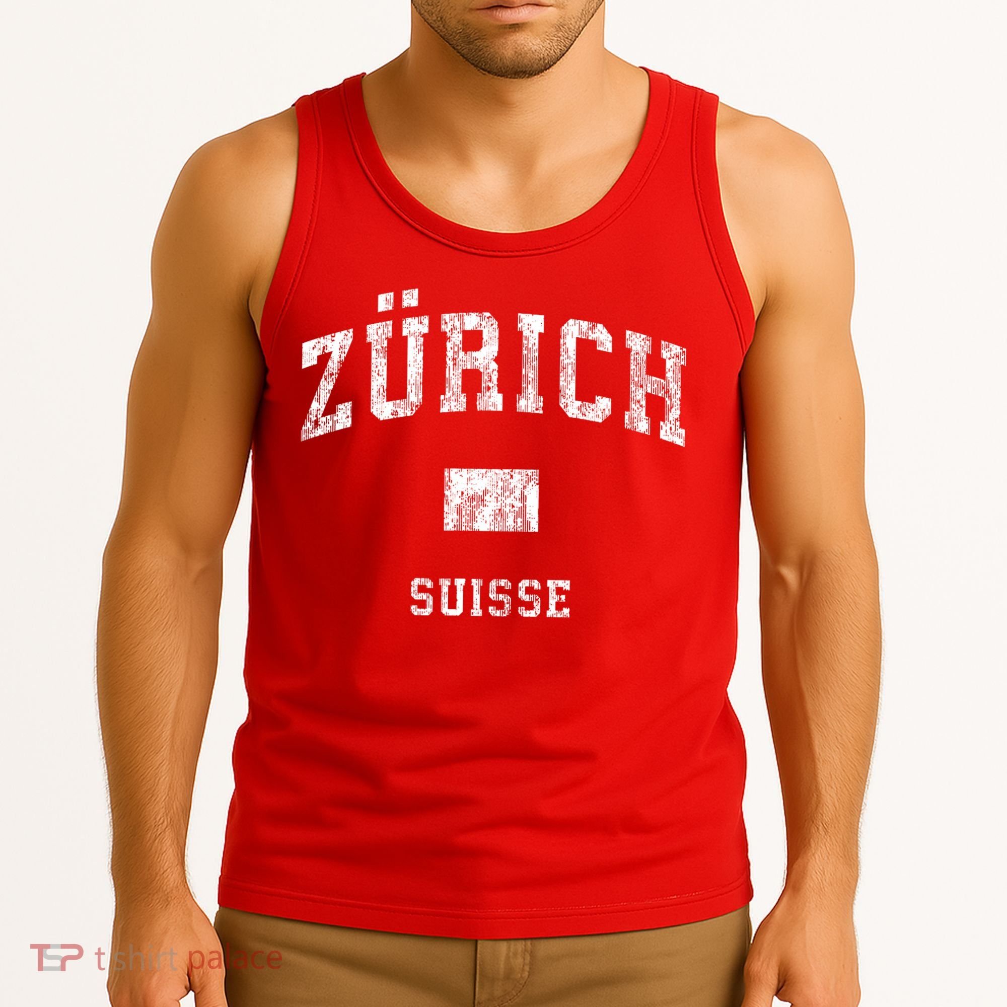 Zurich Switzerland Suisse Tank Top