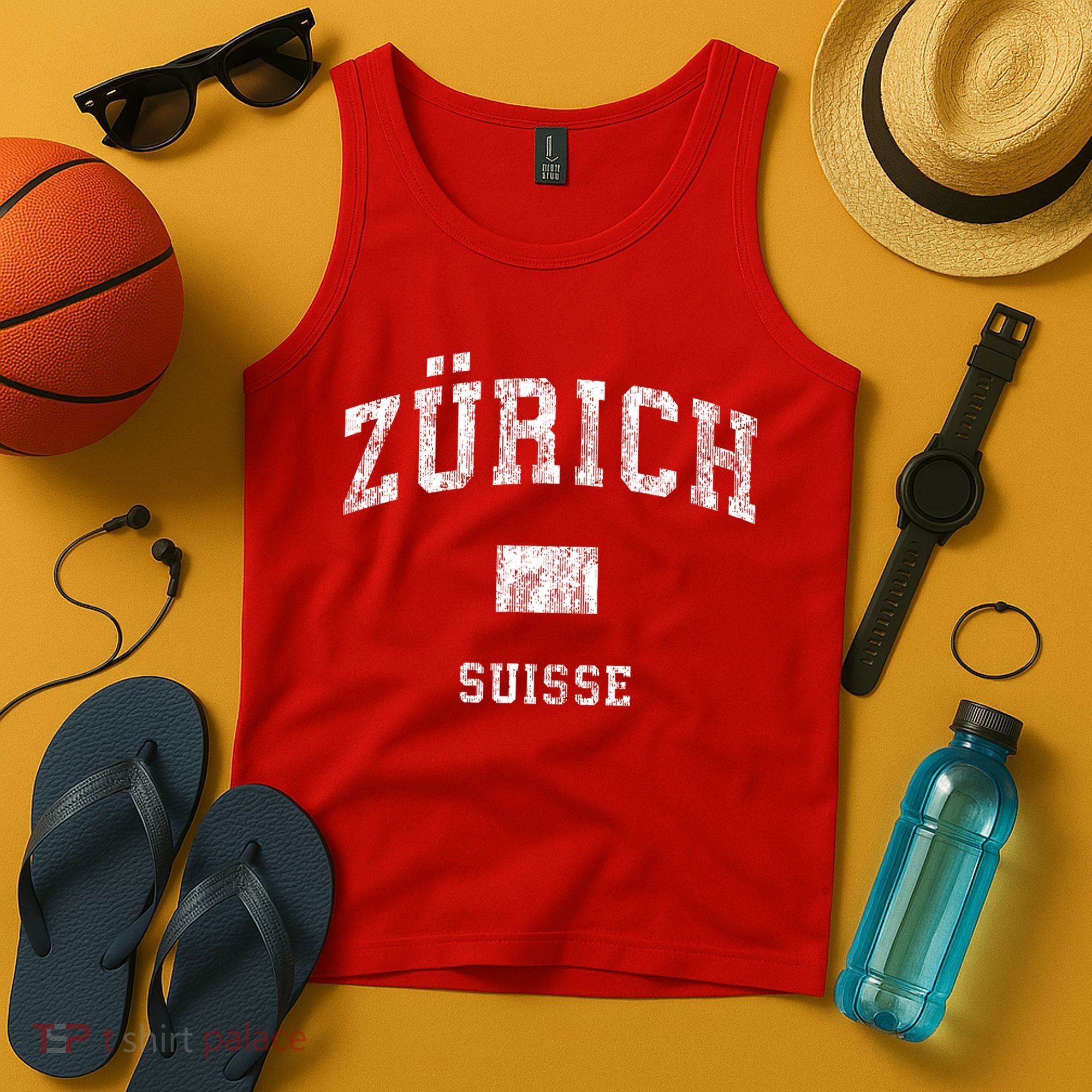 Zurich Switzerland Suisse Tank Top