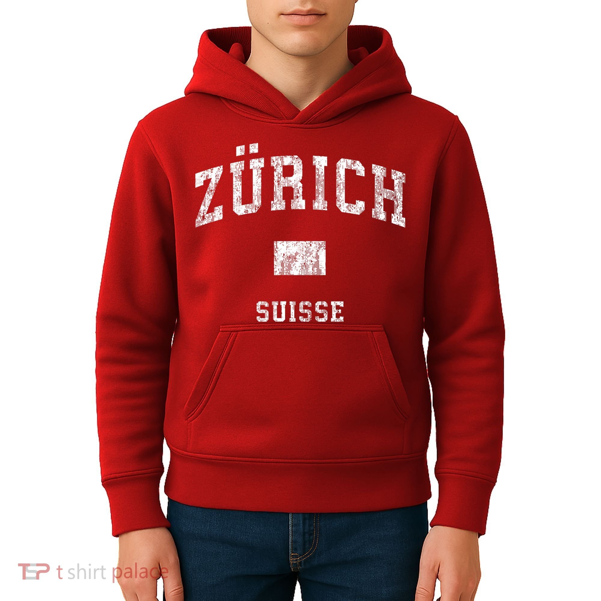 Zurich Switzerland Suisse Kids Hoodie
