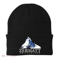 Zermatt Switzerland Swiss Alps Mountain Beanie thumb 0