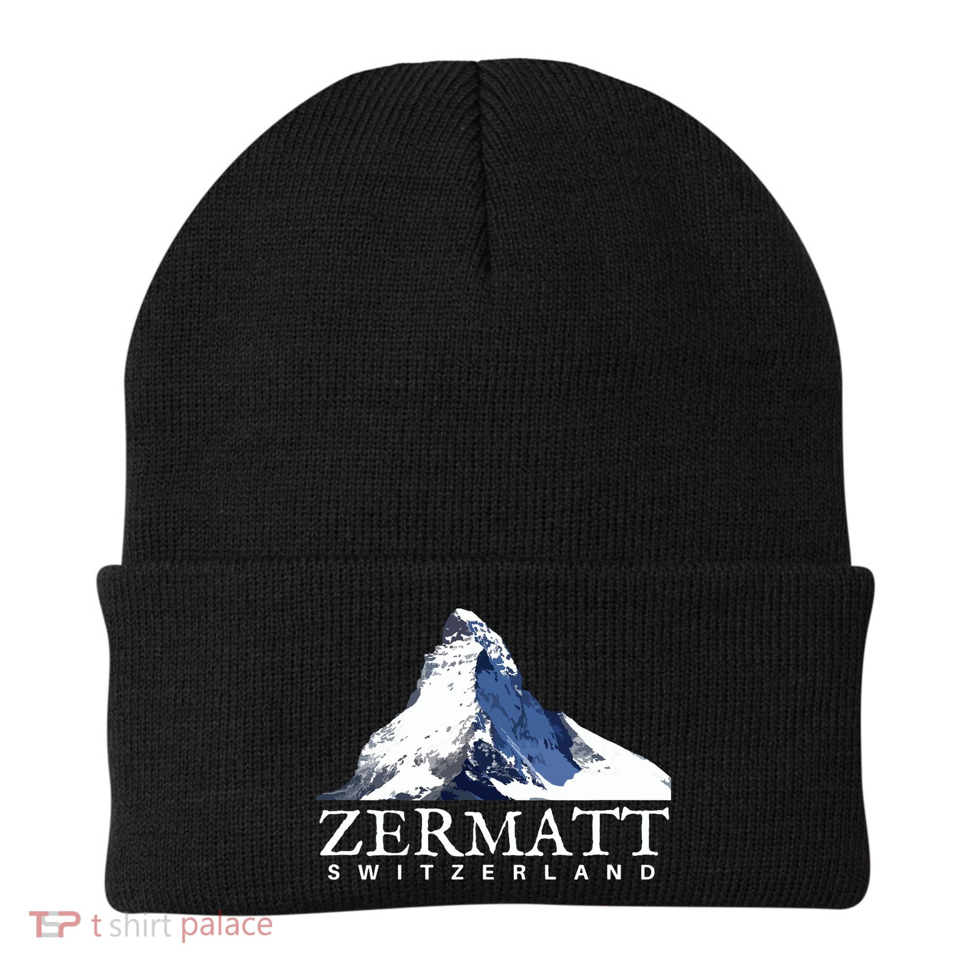 Zermatt Switzerland Swiss Alps Mountain Beanie