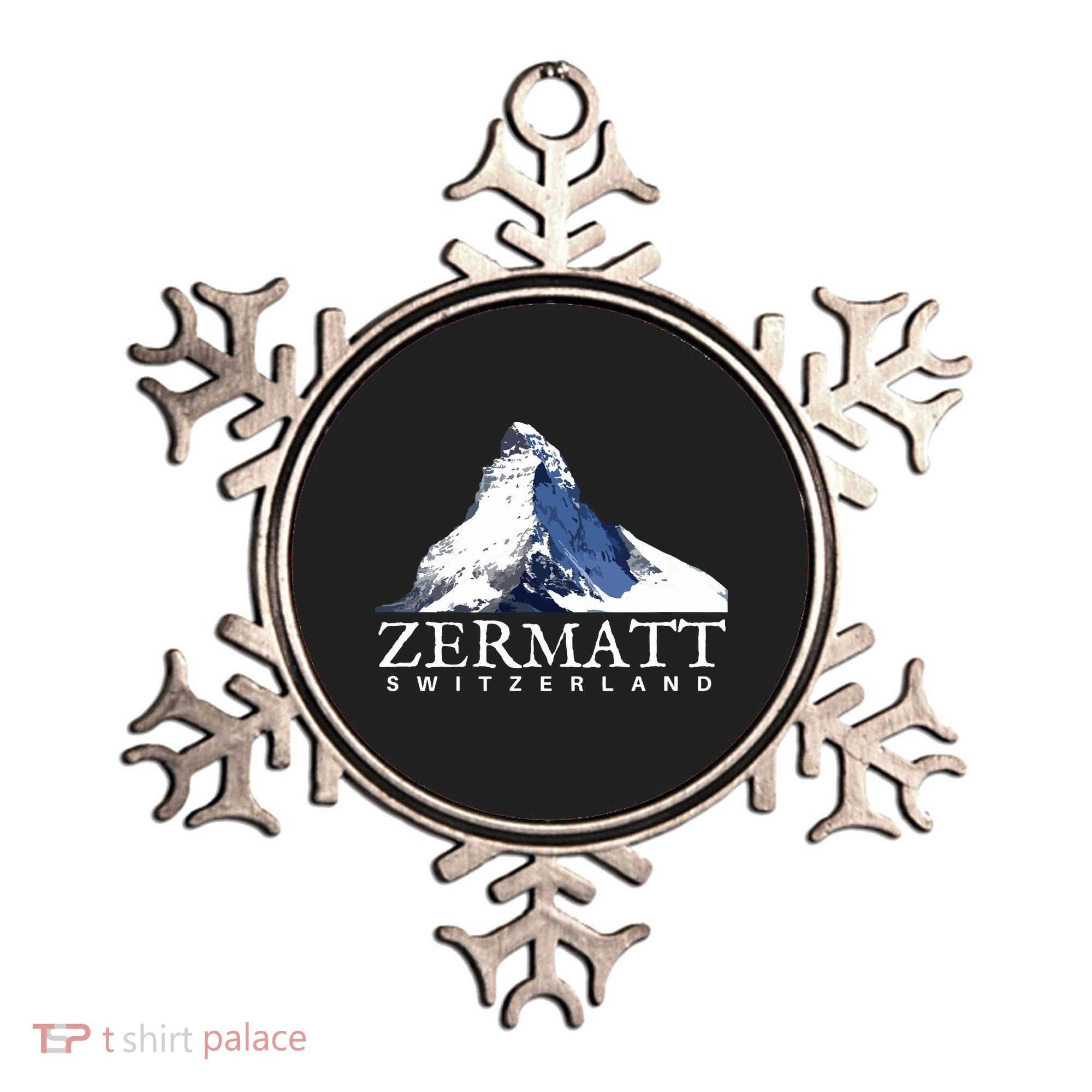 Zermatt Switzerland Swiss Alps Mountain Ornament