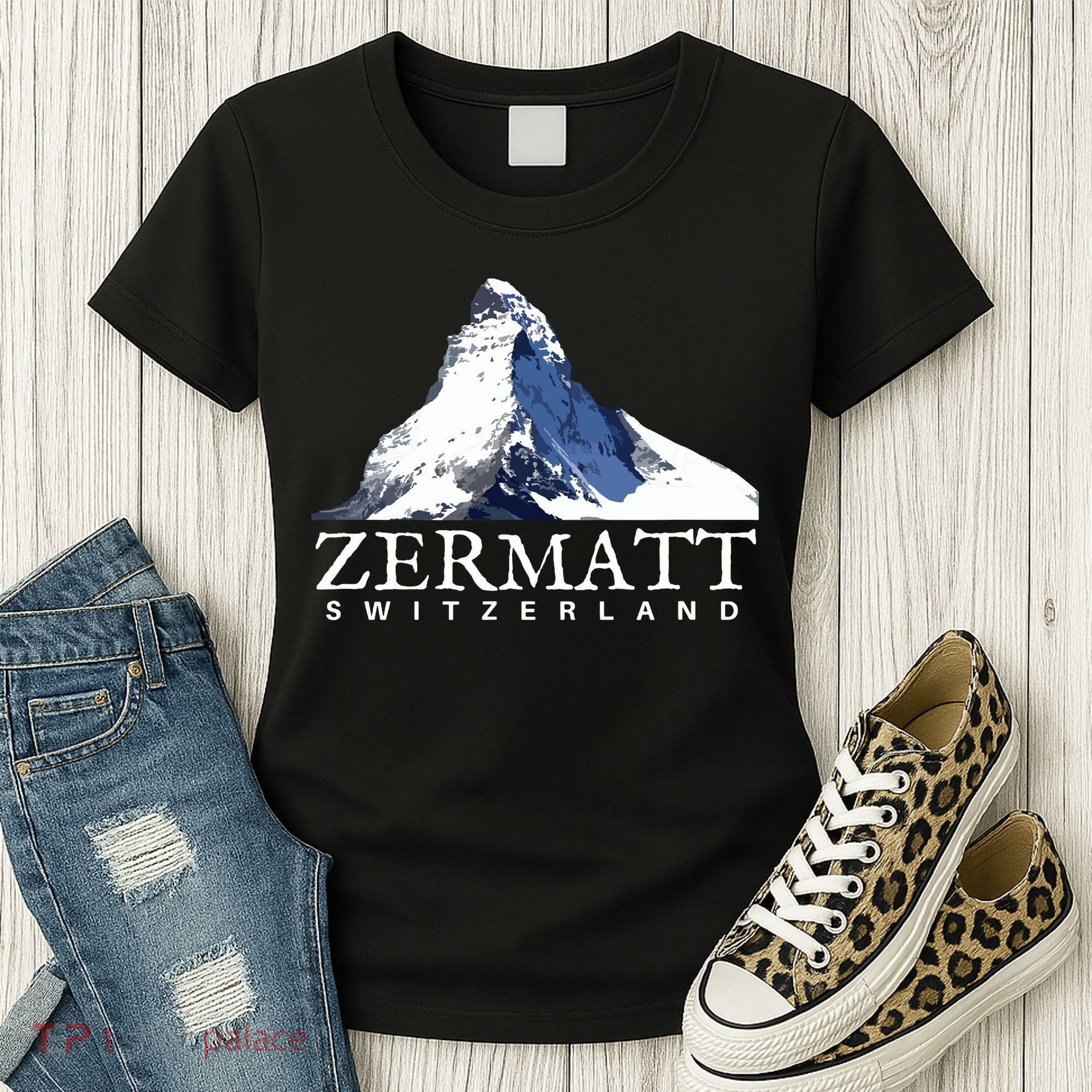 Zermatt Switzerland Swiss Alps Mountain Women's T-Shirt