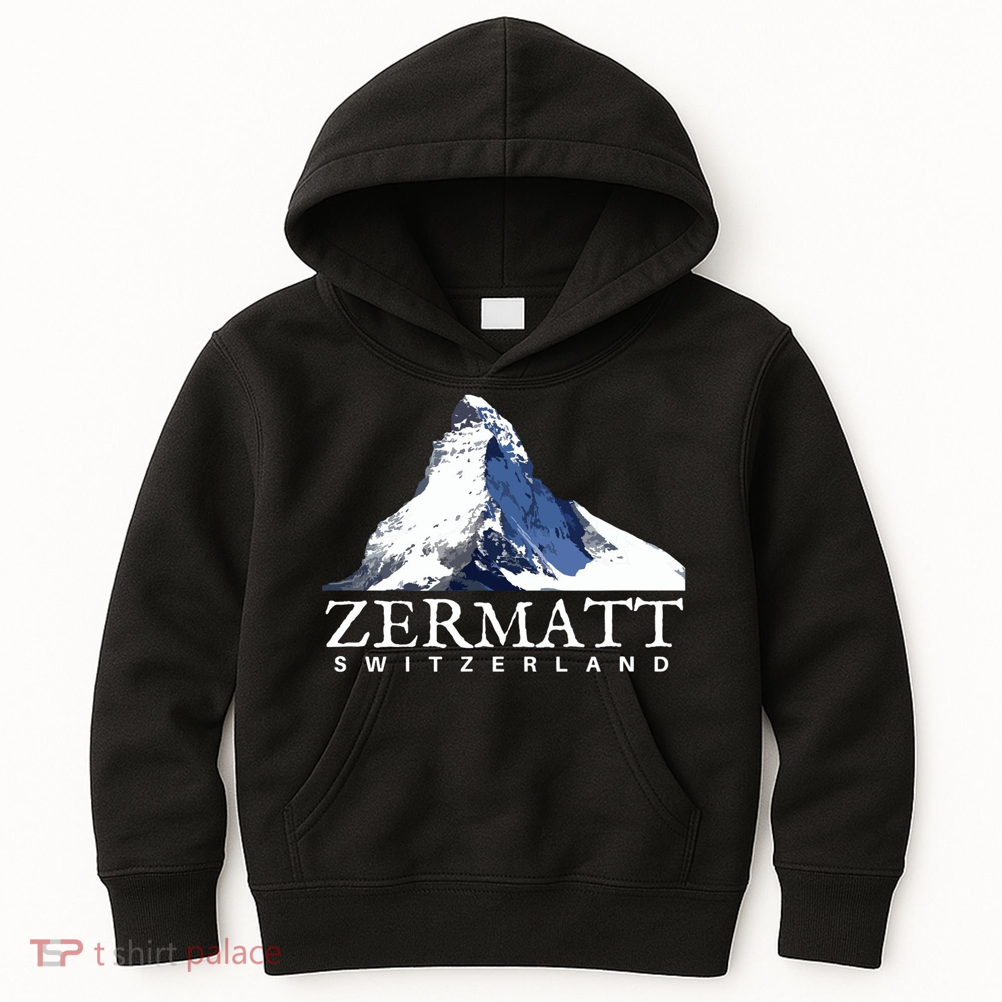 Zermatt Switzerland Swiss Alps Mountain Kids Hoodie