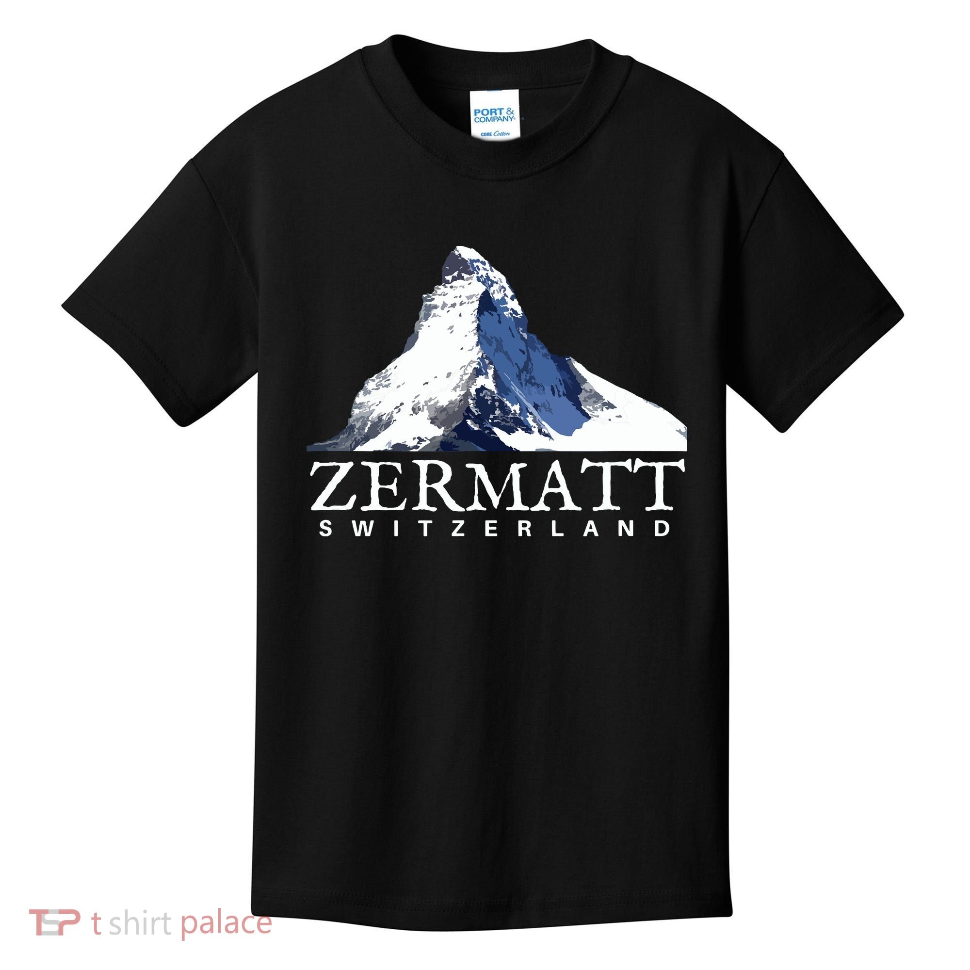 Zermatt Switzerland Swiss Alps Mountain Kids T-Shirt