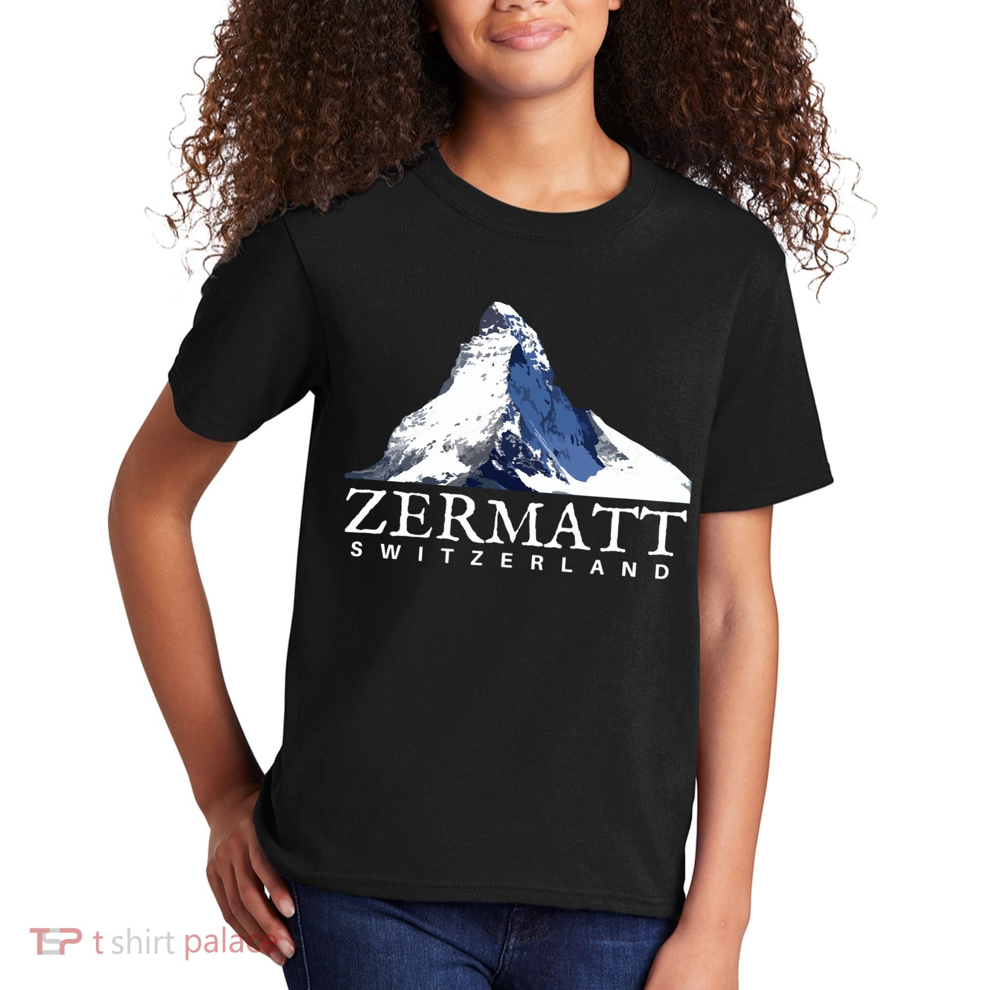 Zermatt Switzerland Swiss Alps Mountain Kids T-Shirt